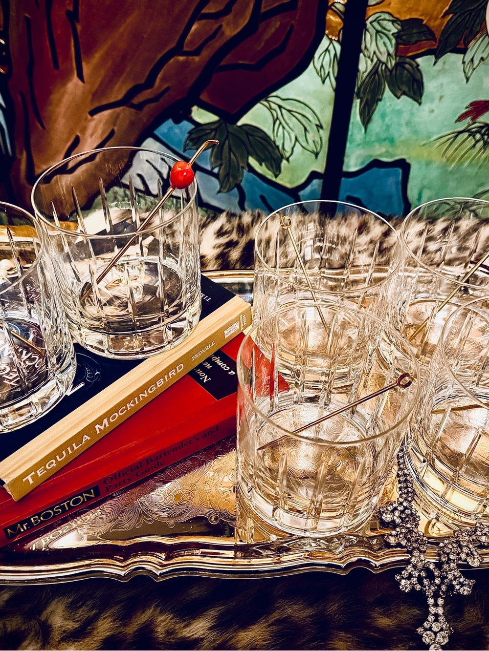 ♥️ Crystal Double Old Fashioned Tumblers, set of 6